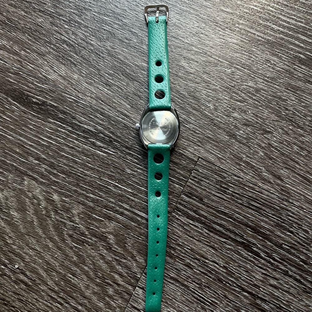 Vintage Green Girl Scouts by Timex Mechanical WindUp Ladies/Girls Watch EUC rare - Picture 5 of 6